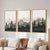Set von 3PCS Shadow Mountain Silhouette Landschaft Wandkunst Feine Kunst Leinwanddrucke Nordische Bilder für modernes Wohnzimmer Esszimmer Kunst Dekor