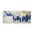 Set aus 3 Stück Blau Goldene Welle Wandkunst Feine Kunst Leinwanddrucke Bilder Für Modernes Wohnzimmer Esszimmer Hotelzimmer Dekoration
