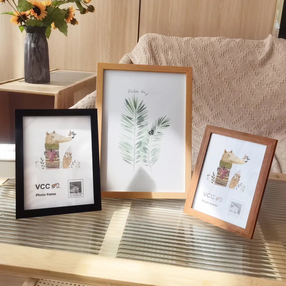 Set aus 5 Stück Holzrahmen für Leinwanddrucke Fotos Wandkunstrahmen 10x15cm 15x20cm 5x7 Zoll A4 21x30cm 20x25cm Nordische Bilderrahmen