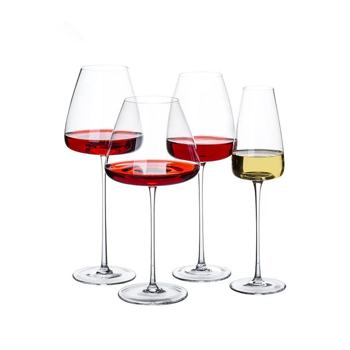 Sets von 2, 4 & 6 handgefertigten Kristall-Wein- und Sektgläsern - 4 Größen | Karnz