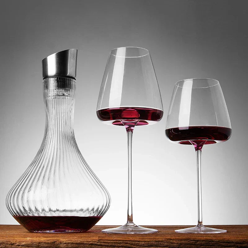 Sets von 2, 4 & 6 handgefertigten Kristall-Wein- und Sektgläsern - 4 Größen | Karnz
