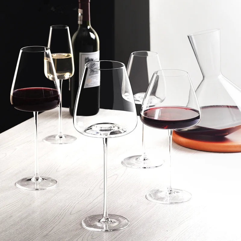 Sets von 2, 4 & 6 handgefertigten Kristall-Wein- und Sektgläsern - 4 Größen | Karnz