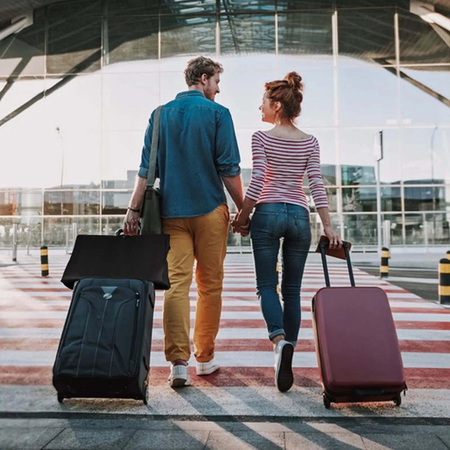 Karnz | ReiseKleider Kleidersack für Reisen | Beidseitiger Reißverschluss & XXL-Taschen | Atmungsaktiv & Transparent | 43 Zoll Hängender Anzug-Organizer