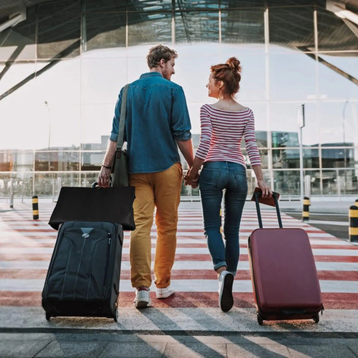 Karnz | ReiseKleider Kleidersack für Reisen | Beidseitiger Reißverschluss & XXL-Taschen | Atmungsaktiv & Transparent | 43 Zoll Hängender Anzug-Organizer