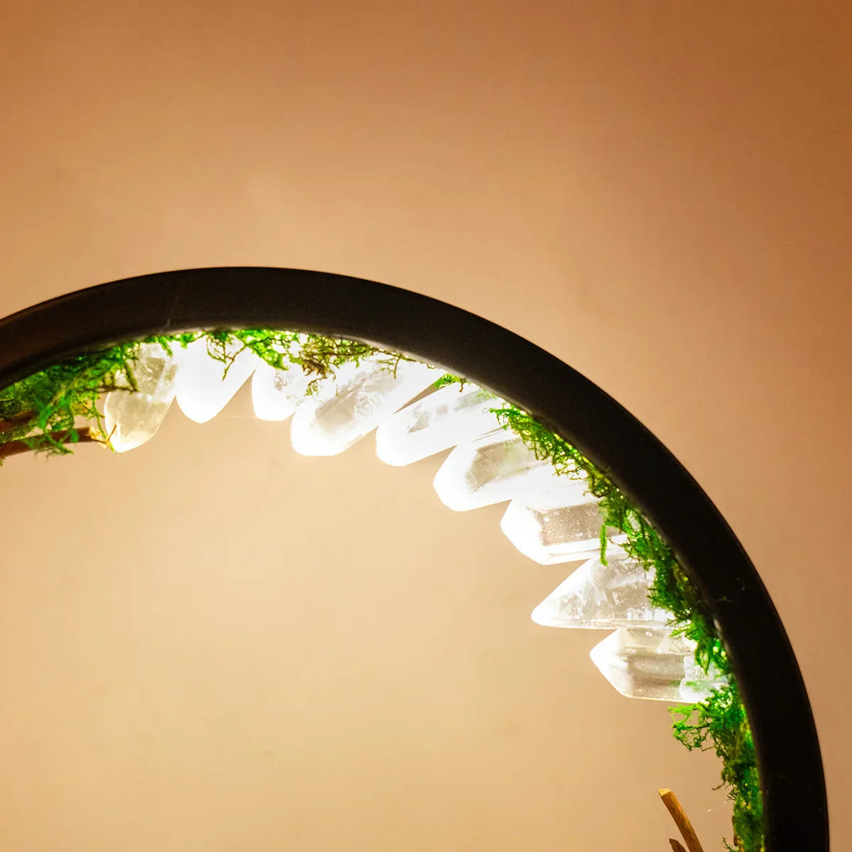 CrystalGlow Luxe Circle Nachtlampe | Karnz