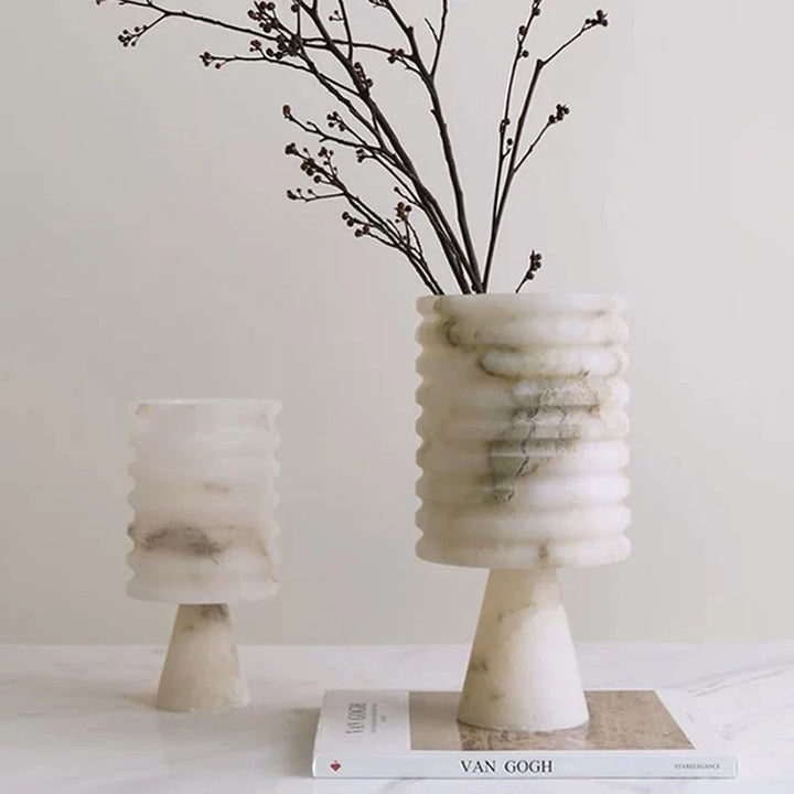 Weißer Onyx Blumenstrauß Karnz