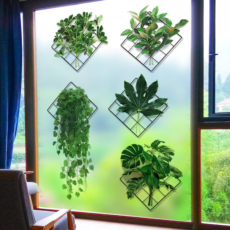 3D Natur Wind Grün Pflanze Wandaufkleber | Karnz