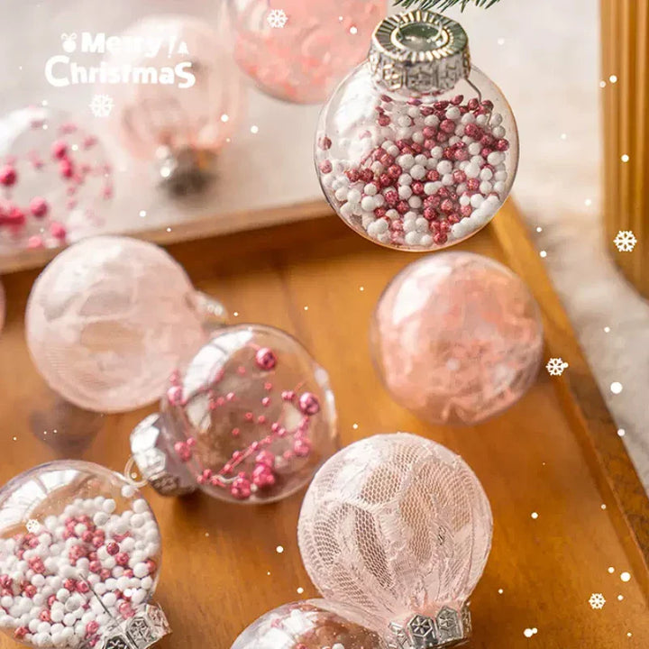 Transparent Hohlball Weihnachtsbaumdeko | Karnz