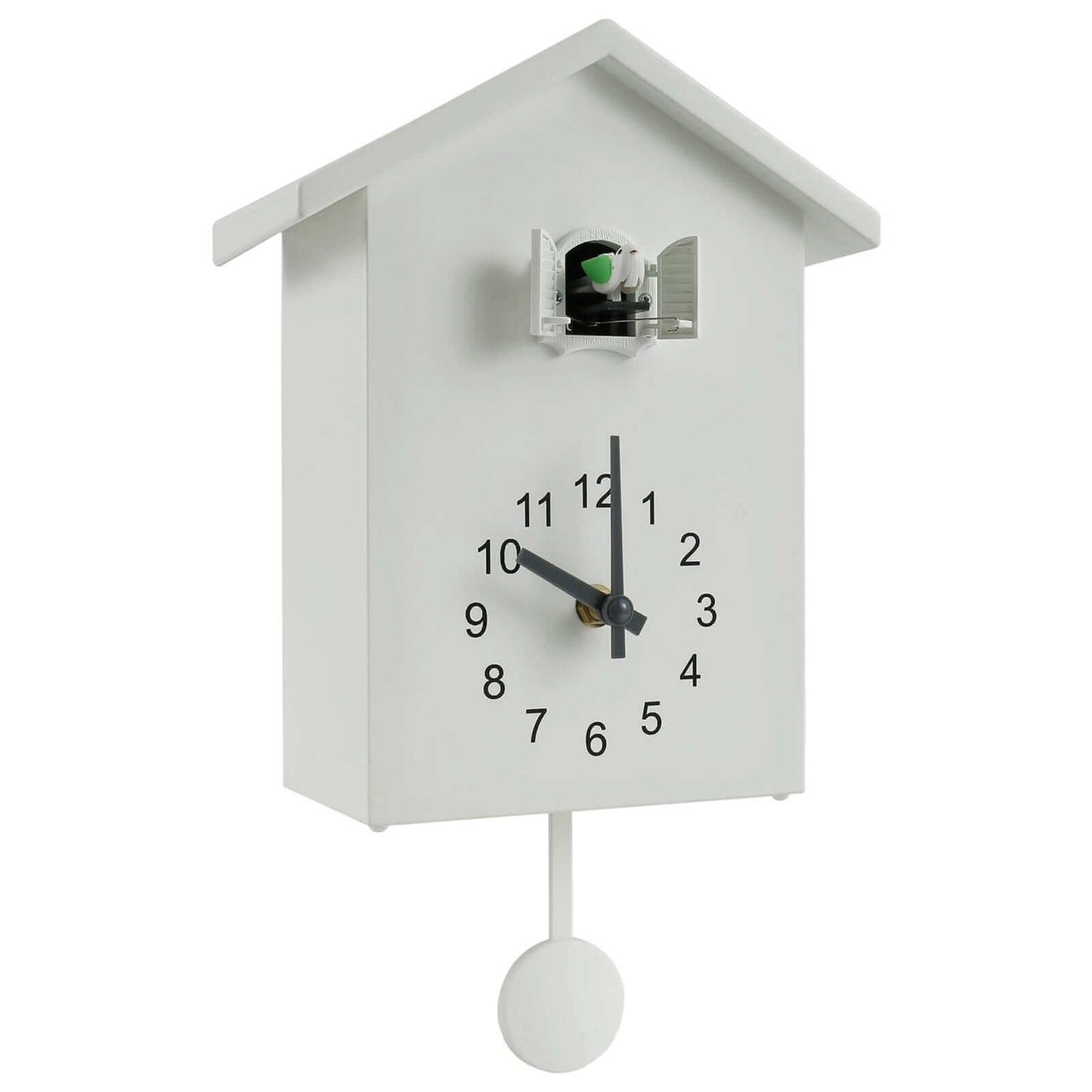 Zeitgenössische Kuckucksquarz-Wanduhr