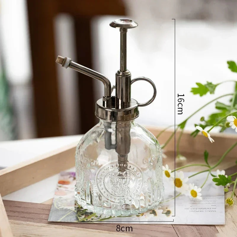 Retro Design Glas Wasser Pflanzen Sprüher | Karnz
