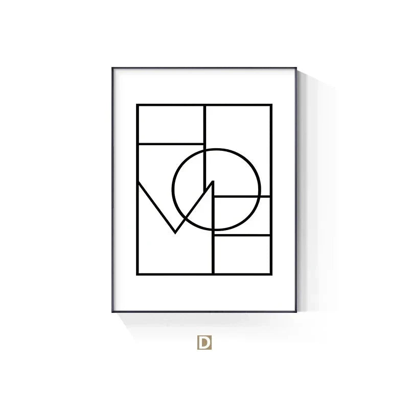Minimalistische abstrakte florale Wandkunst Fine-Art-Leinwanddrucke inspirierendes Zitat Poster Galerie Wandbilder für Wohnzimmer Schlafzimmer Kunstdékor