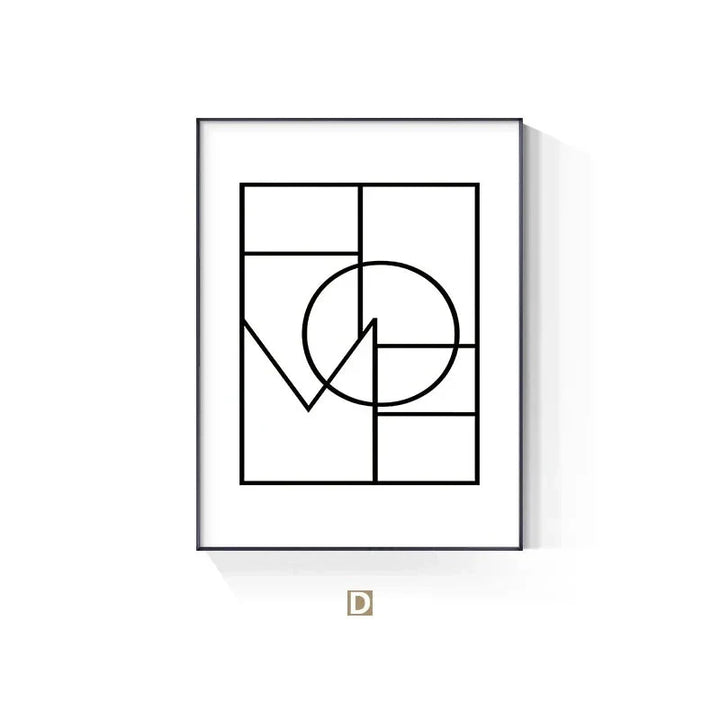 Minimalistische abstrakte florale Wandkunst Fine-Art-Leinwanddrucke inspirierendes Zitat Poster Galerie Wandbilder für Wohnzimmer Schlafzimmer Kunstdékor