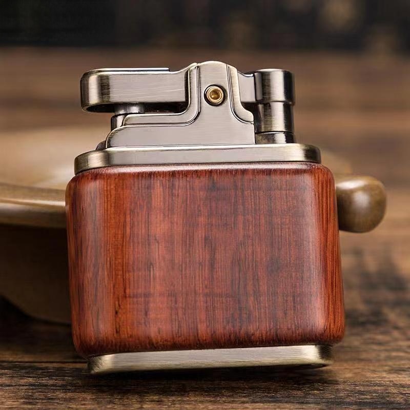Holz Vintage Funken Petroleum Feuerzeug | Karnz