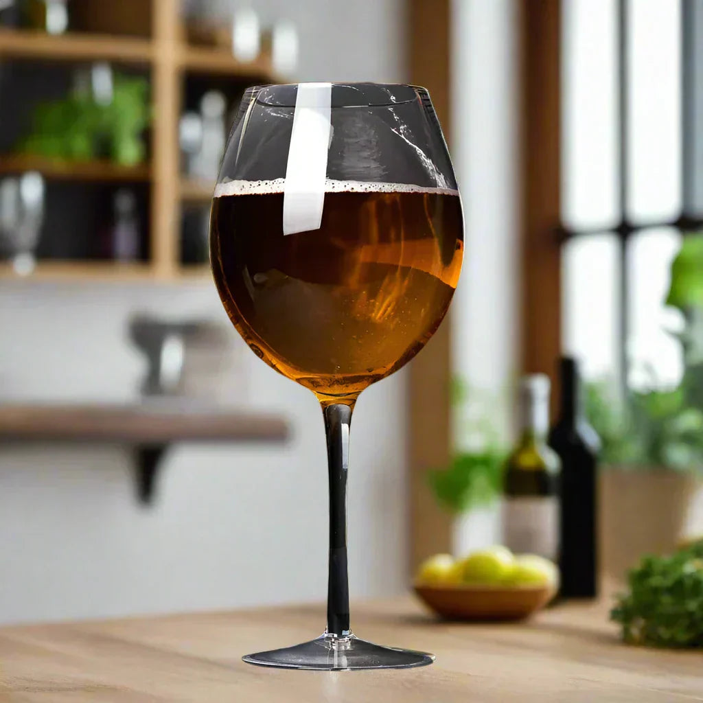 Riesiges 106-Unzen-Weinglas- und Bierkrug-Set – 3000 ml extra großes Kristallglas für Partys, Hochzeiten und Feiern