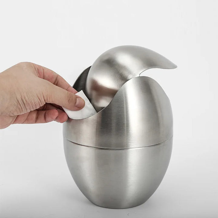 LuxBin Mini-Mülleimer aus Edelstahl Karnz