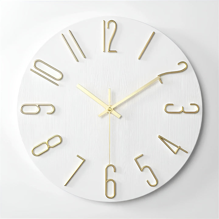 3D Wanduhr – Modern und Elegant | Dekorative Wanduhr für Wohnzimmer und Büro | Karnz