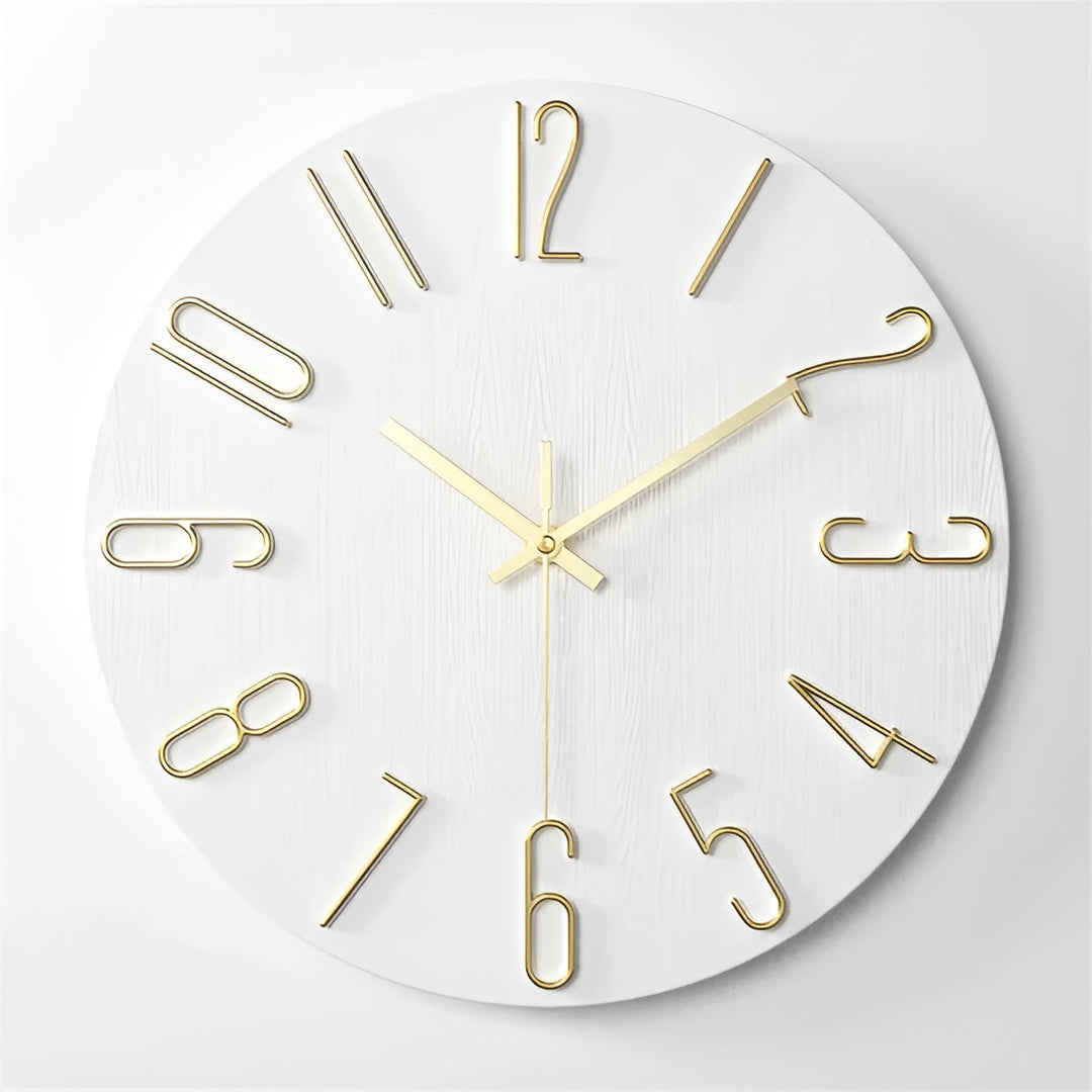 3D-Wanduhr – Modern und elegant | Dekorative Wanduhr für Wohnzimmer und Büro