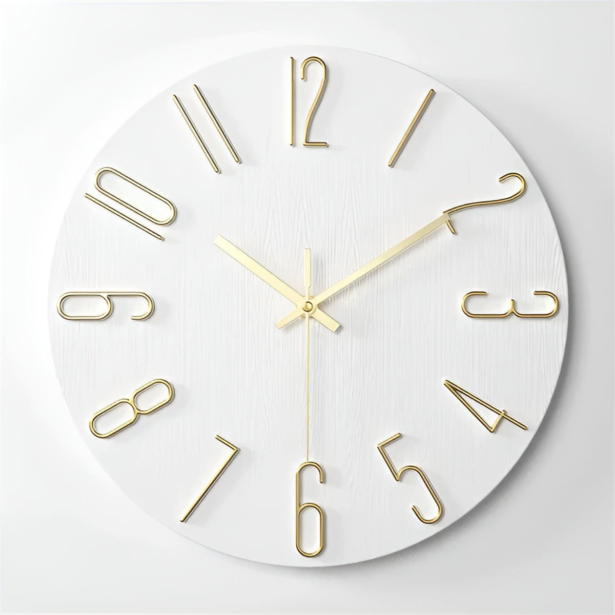 3D-Wanduhr – Modern und elegant | Dekorative Wanduhr für Wohnzimmer und Büro