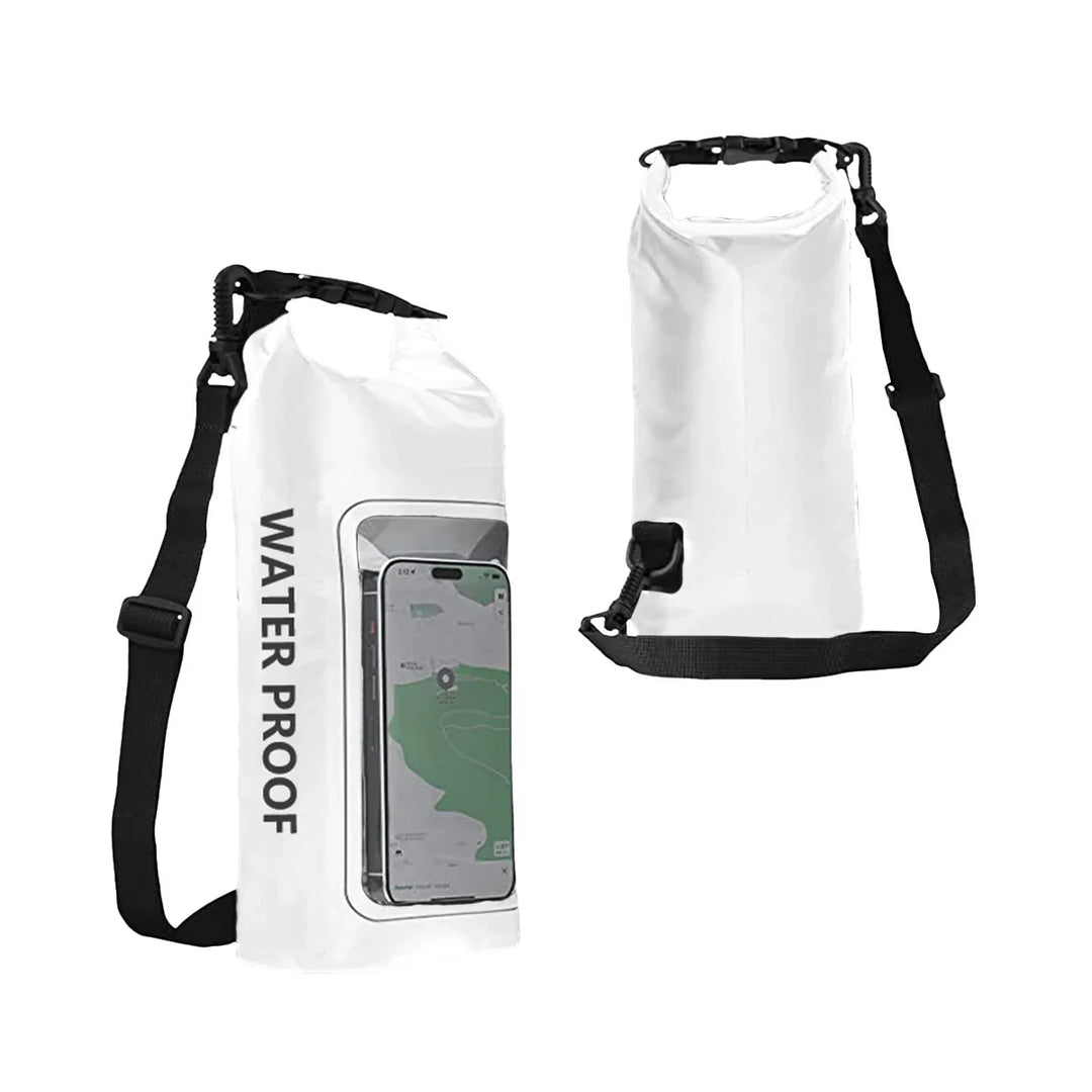 Karnz | AquaVault Wasserdichter Dry Bag 2L | Mit Touchscreen-Fenster | Outdoor-Tasche für Kajakfahren, Trekking & Wassersport