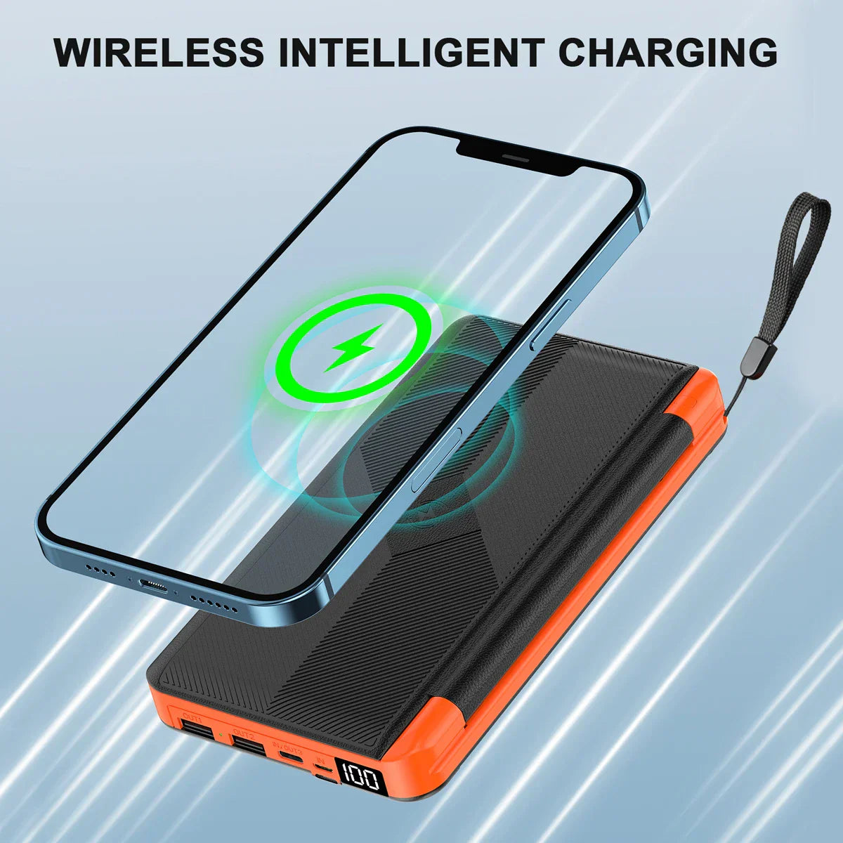 Solar Schnellladung Ultra-Große Kapazität Tragbare Powerbank | Karnz
