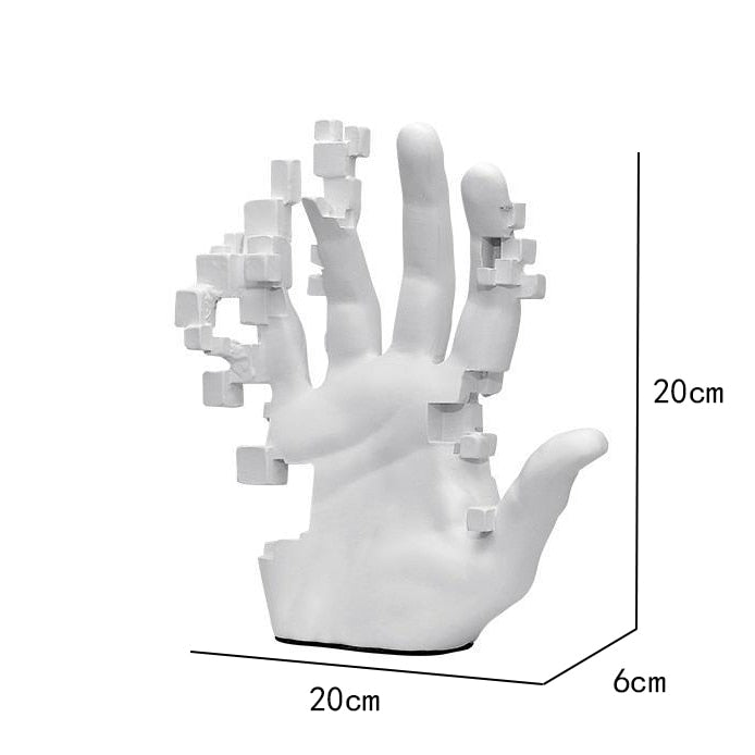 Moderne Kunstvolle Berührungen Hand Statue Deko | Karnz