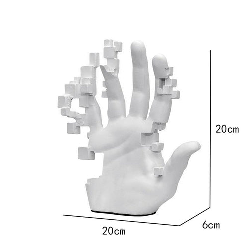 Moderne Kunstvolle Berührungen Hand Statue Dekor | Karnz