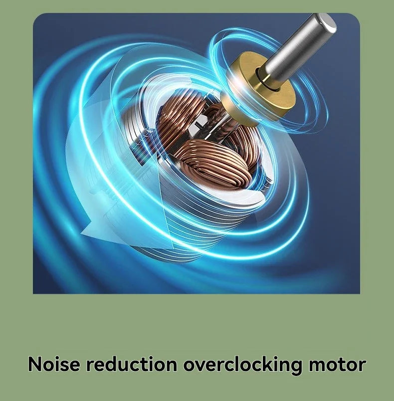 Neuer faltbarer USB wiederaufladbarer Mini-Ventilator | Handventilator für den Schreibtisch mit Cartoon-Design & Haken für Outdoor-, Heim- & Bürogebrauch | Karnz