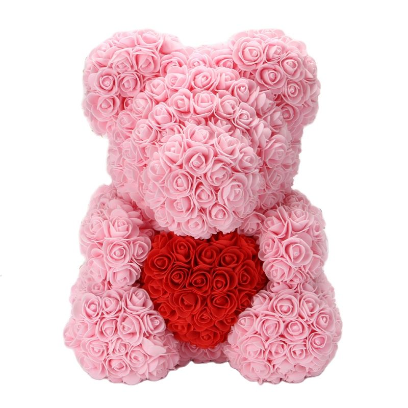 Karnz | Künstliche Rosenblumen Teddybär