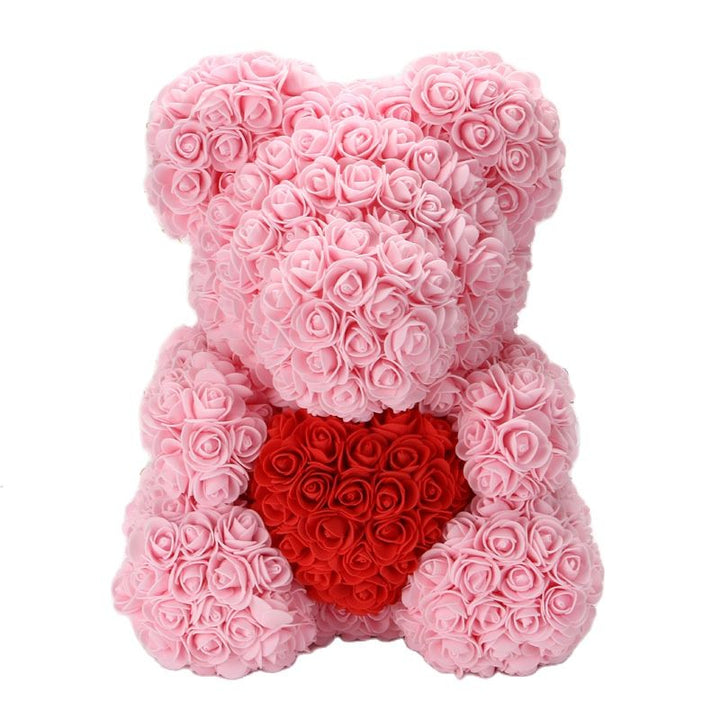 Karnz | Künstliche Rosenblumen Teddybär