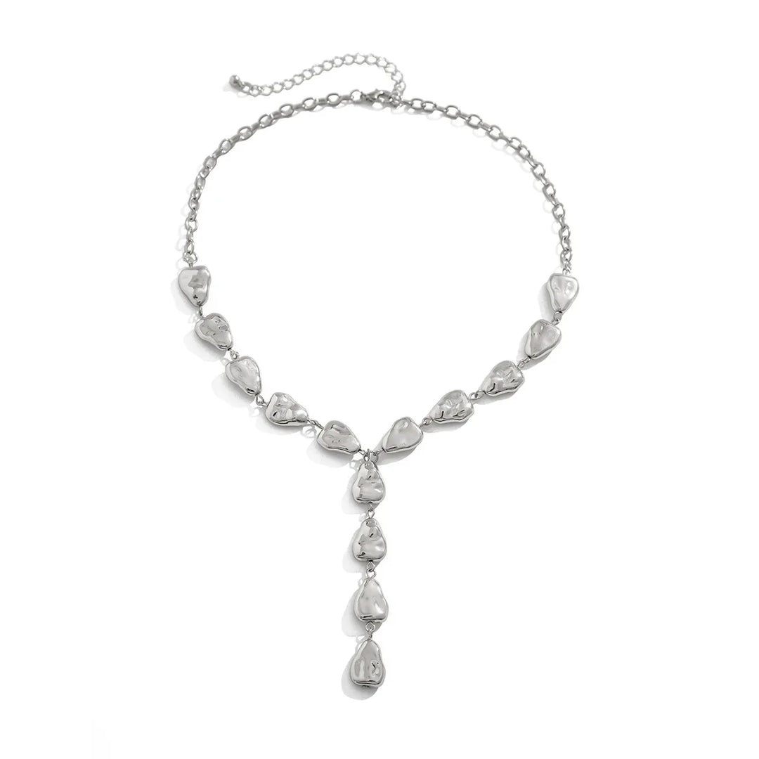 Karnz | Moderne Stein inspirierte Lariat-Halskette