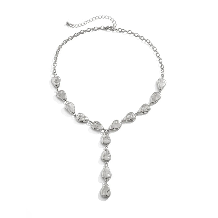 Karnz | Moderne Stein inspirierte Lariat-Halskette
