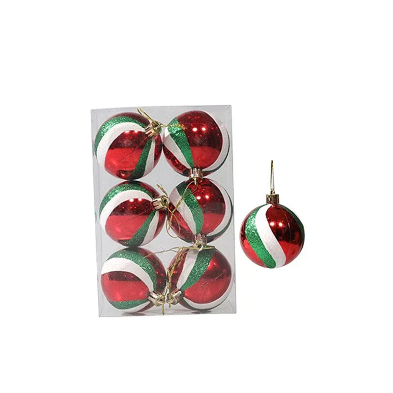 Elegante Schneeflocken Weihnachtskugeln Set – Hochwertige Christbaumkugeln in Rot, Weiß und Gold, perfekt für festliche Baumdeko zu Weihnachten | Karnz