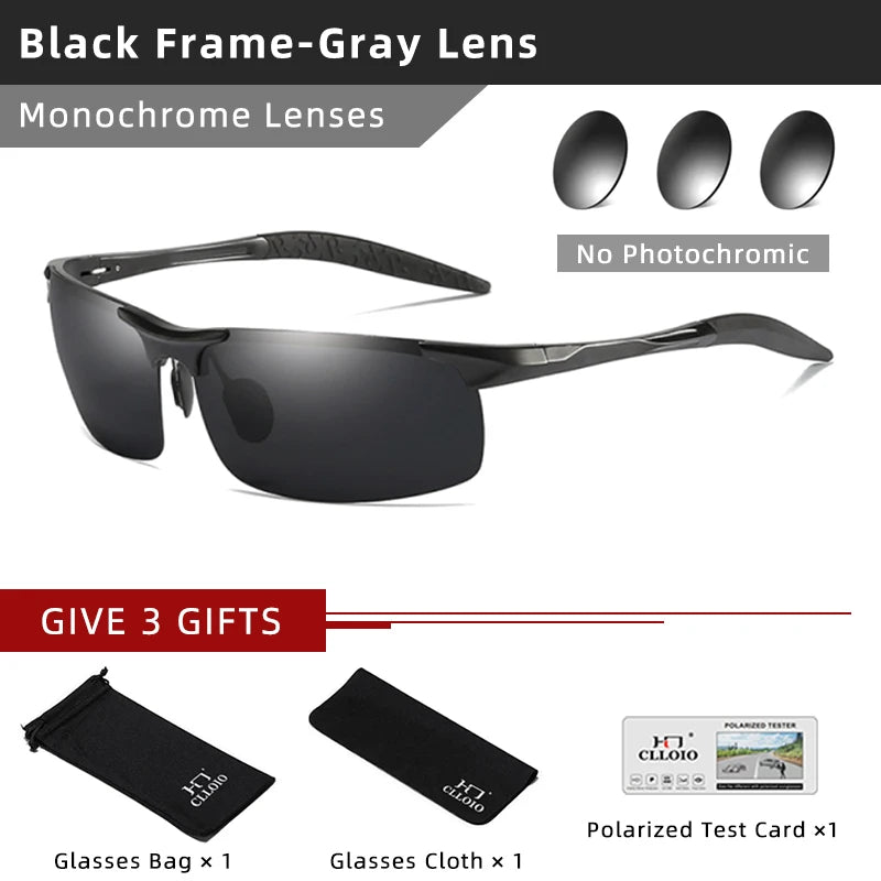 Photochrome Sonnenbrille mit polarisierten Gläsern | Karnz