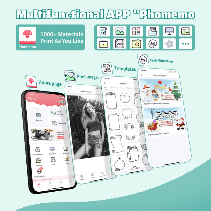PocketPrint Mini – Tragbarer Thermo-Fotodrucker ohne Tinte | Karnz