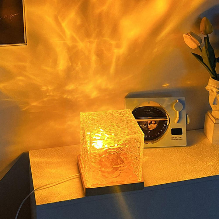 Glänzende Diamant Tisch Nachttischlampe | Karnz