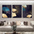 Abstrakte Botanische Tropische Blaue Aubergine Florale Wandkunst Feine Kunst Leinwanddrucke Bilder Für Wohnzimmer Schlafzimmer Hotelzimmer Dekor | Karnz