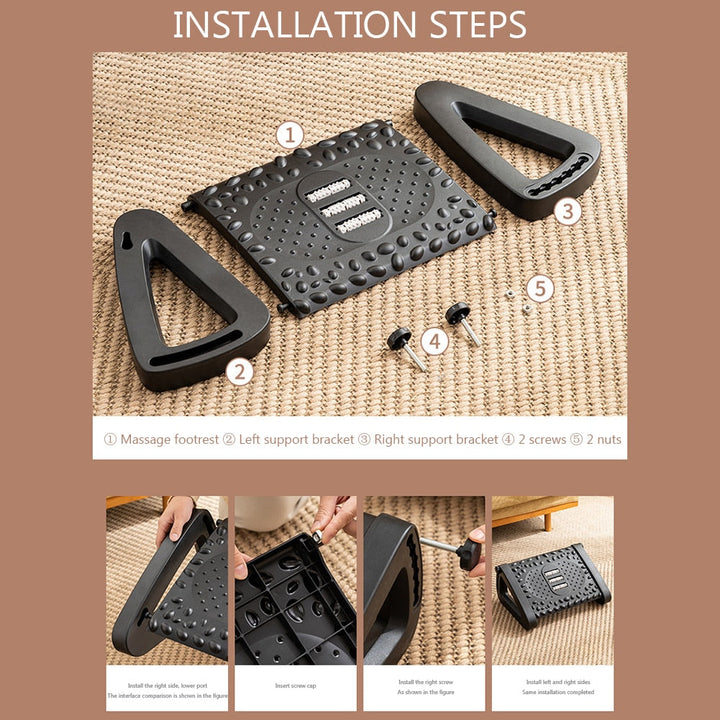Ergonomische Fußstütze Massager für das Home Office | Karnz
