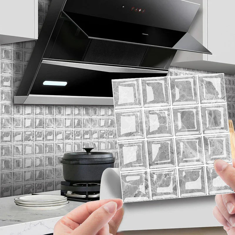 DecoMosaic 3D Mosaik Wandfliesen Aufkleber Karnz