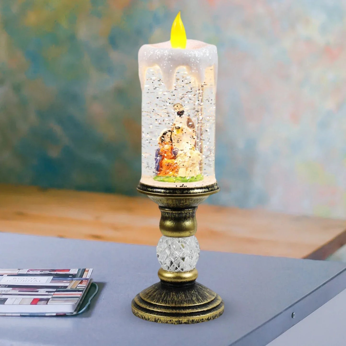 Crystal Echo Weihnachtswasserkerze | Karnz