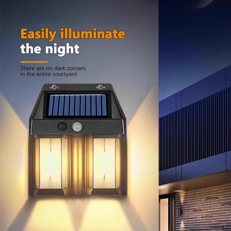 Nachtwächter LED Solar Wand wasserdichte Lampe | Karnz