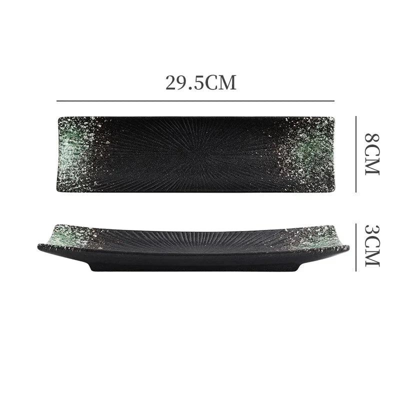 Minimalistische Sushi Teller Karnz