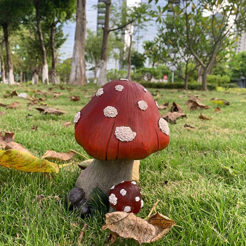 Outdoor Fee Pilz Harz Garten Dekor | Karnz