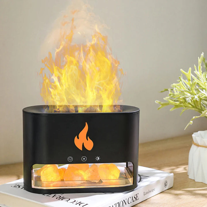 Kristallsalzstein Feuer Verdampfer