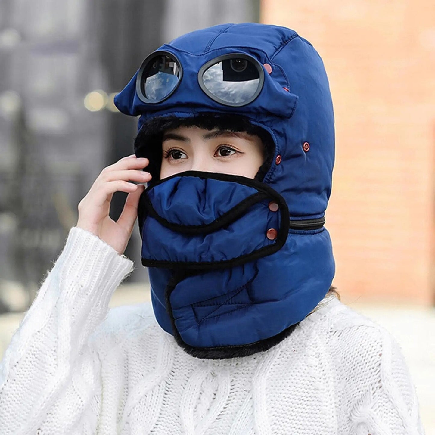 Polar Vision Thermo Winddichte Gesichtsbedeckung Beanie