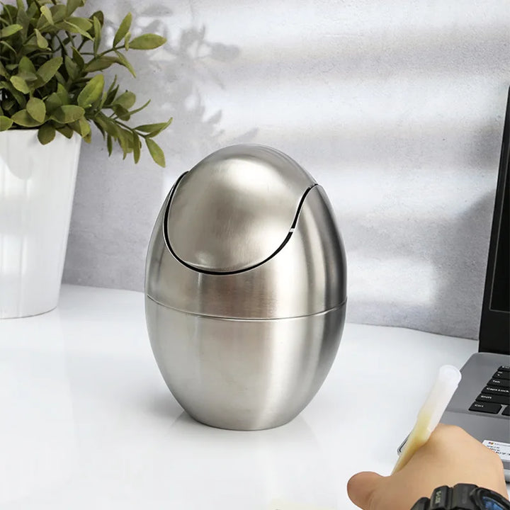 LuxBin Mini-Mülleimer aus Edelstahl Karnz
