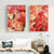 Rosa rote Rosen florale Wandkunst Feine Kunst Leinwanddrucke Moderne botanische Poster Bilder für Wohnzimmer, Schlafzimmer Kunst Dekor | Karnz
