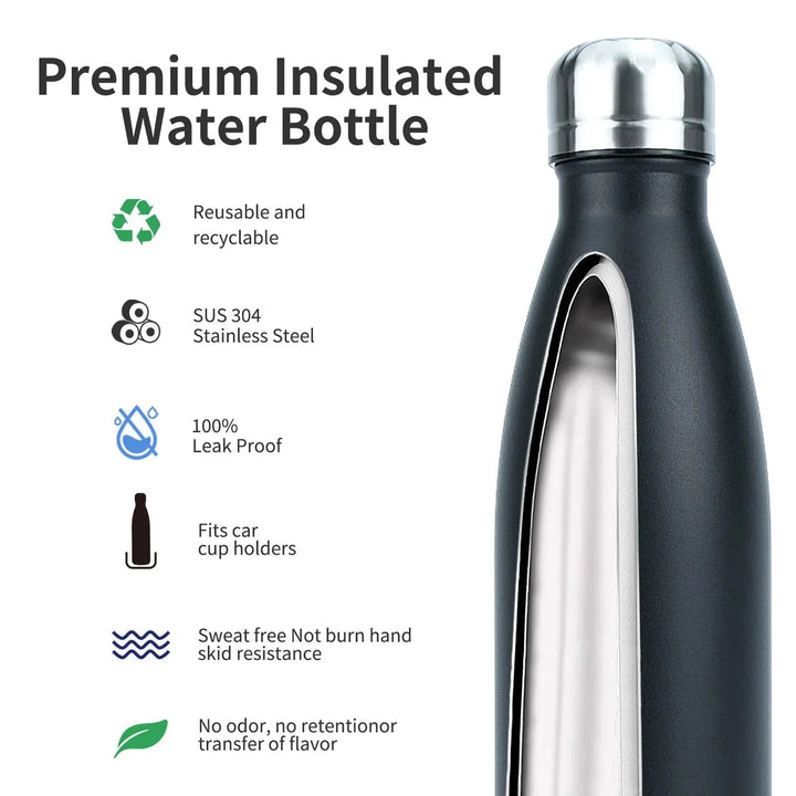 500 ml Edelstahlflasche mit Vakuumisolierung | Karnz