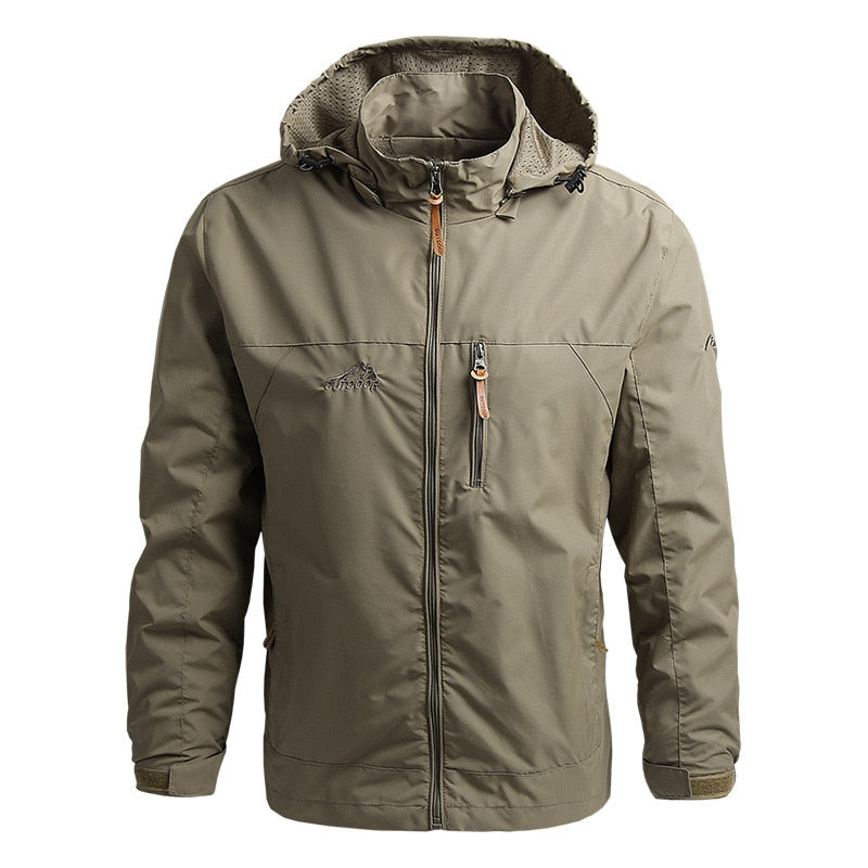Sandsberg - taktische wasserdichte Herrenjacke mit Kapuze - Outdoor Herrenjacke