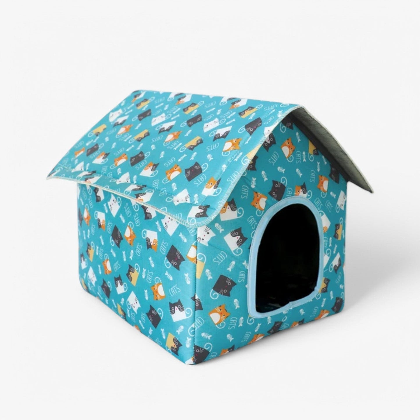 Wetterfeste Tierhaus "CozyNest" für Katzen und kleine Hunde | Karnz