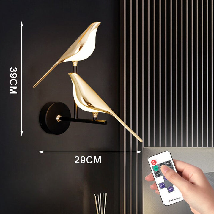 Karnz | Moderne nordische Wandvogel Lampe
